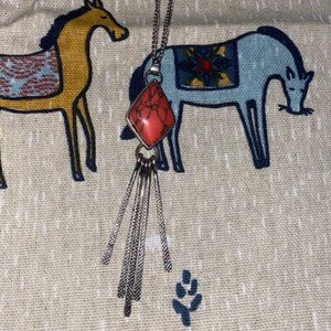 Faux Red Stone Necklace Set!!! NEW!!!